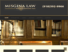 Tablet Screenshot of misginalaw.com
